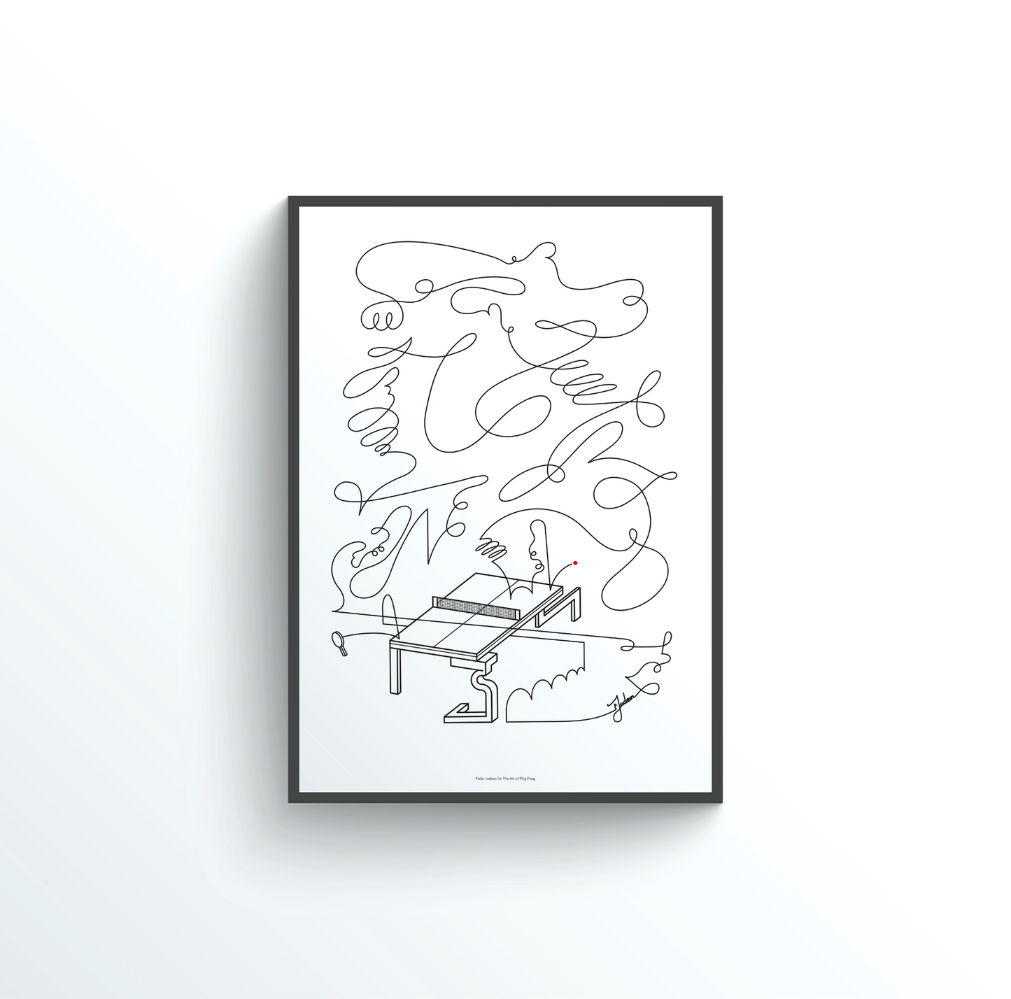 Rally by Peter Judson - Art of Ping Pong