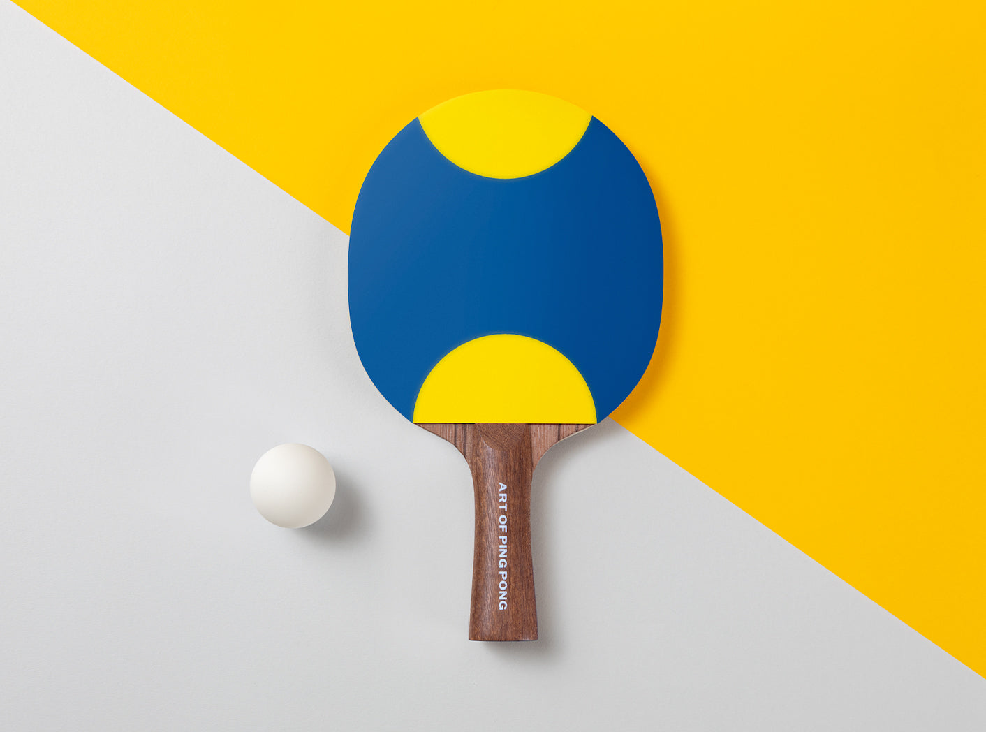 Ping Pong Bat — Half Moon ArtBat – Art of Ping Pong