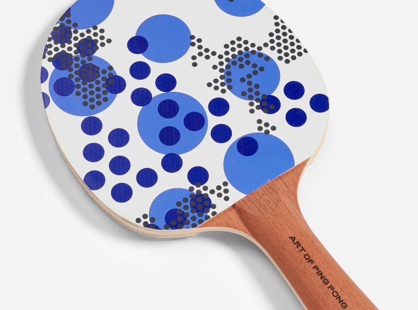 Ping Pong Bat with RÆBURN — Triple Spot ArtBat – Art of Ping Pong