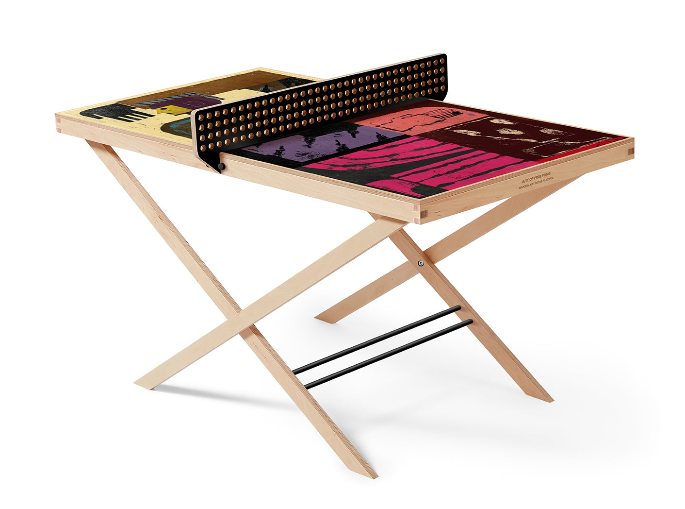 Art of Ping Pong's ArtTable featuring artwork by Jamel Armand