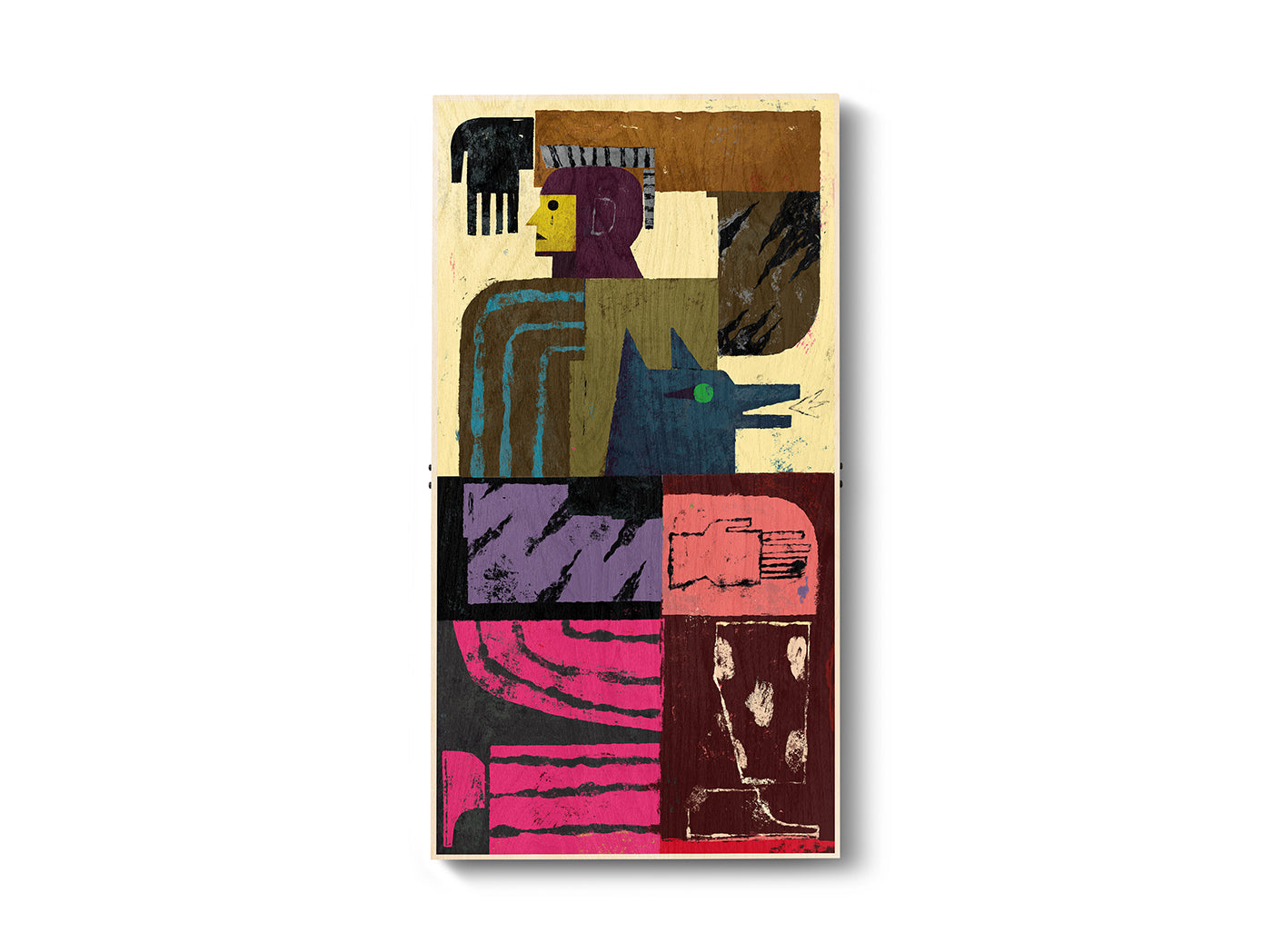 Jamel Armand ArtTable from the Silk Song collection by Art of Ping Pong shown on white background