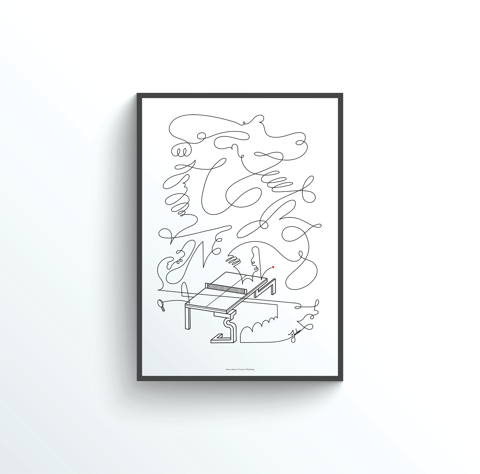 Rally by Peter Judson - Art of Ping Pong
