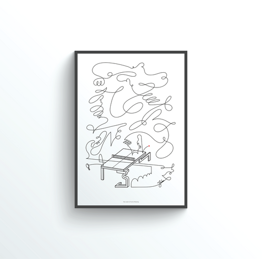 Rally by Peter Judson - Art of Ping Pong