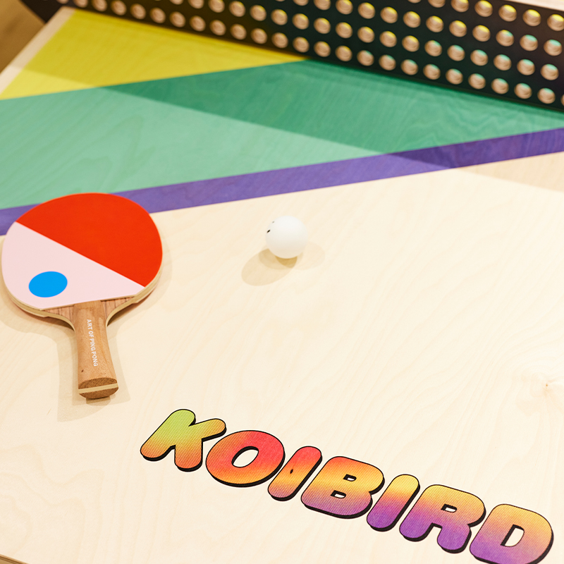 Koibird and Art of Ping Pong ArtTable