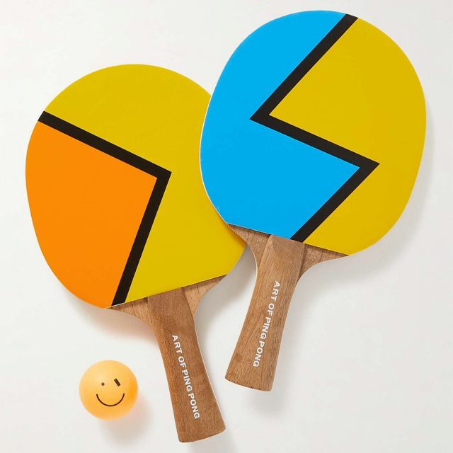 Two Talking Heads ArtBats on white background with Smiley Wink ball